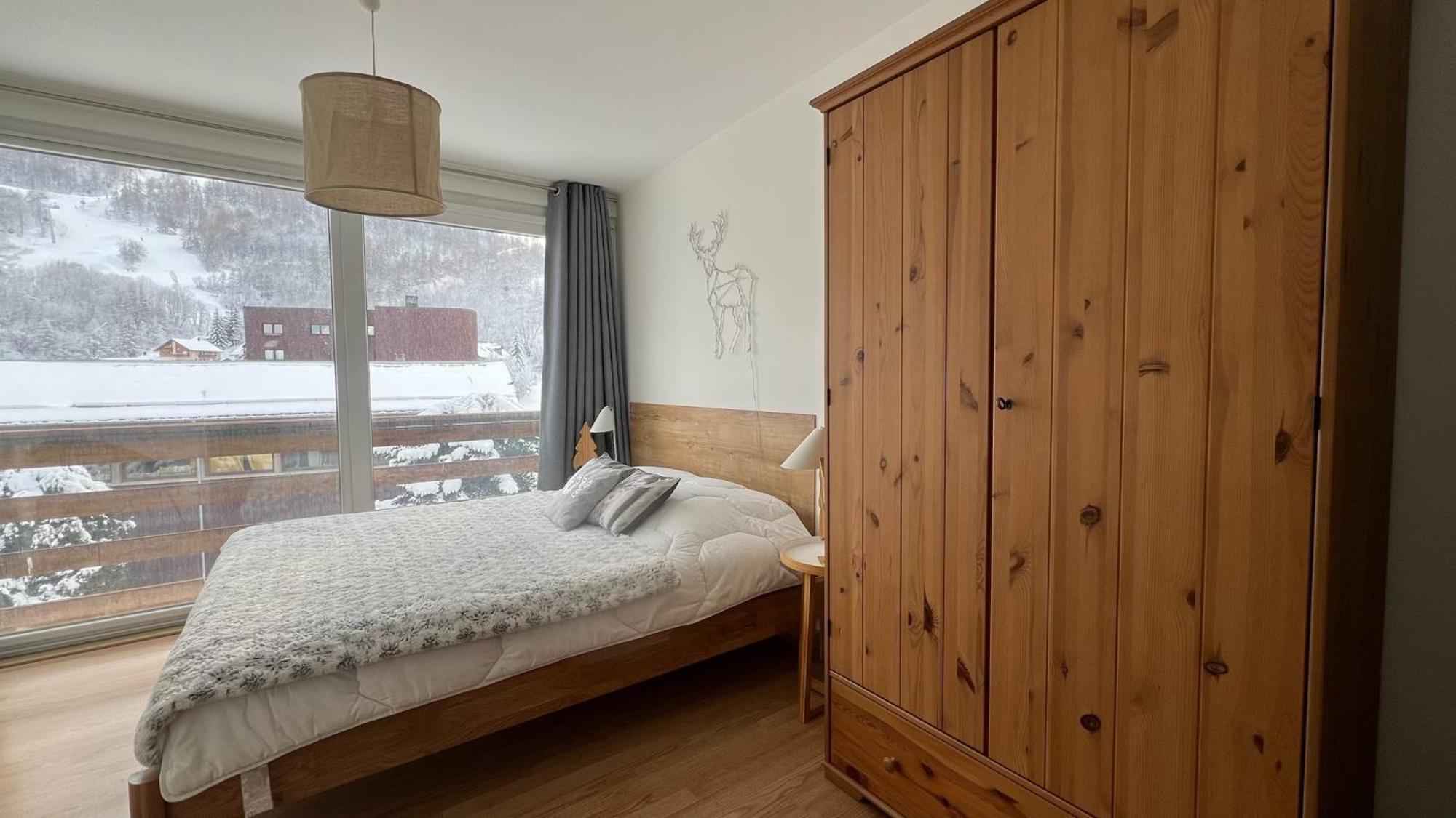 Rouge Canneberge -8 Personnes- 84M2 Vue Degagee Setaz Valloire Luaran gambar